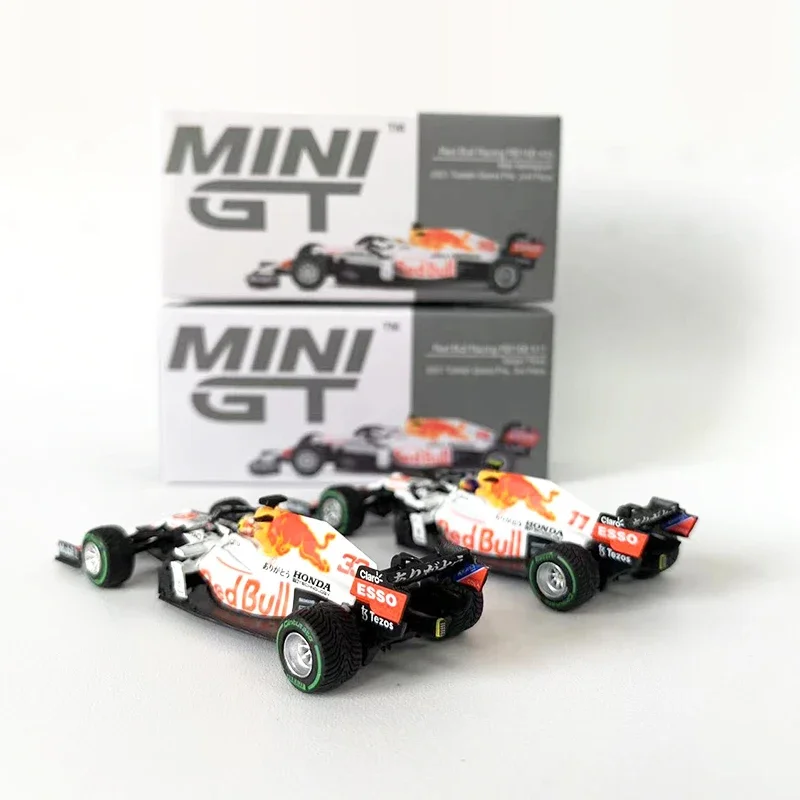 MINIGT 1:64 Model Car RB16B Sport Racing 2021 F1 No.11 & No.33 Coating #MGT00679 & MGT00680