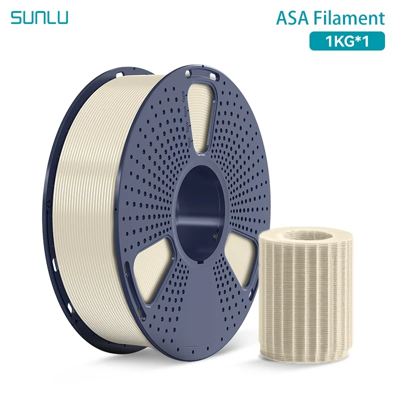 SUNLU 1KG ASA Filament 1.75mm UV/Rain/Heat Resistant Filament for Printing Outdoor Mechanical Parts，Most FDM 3D Printers