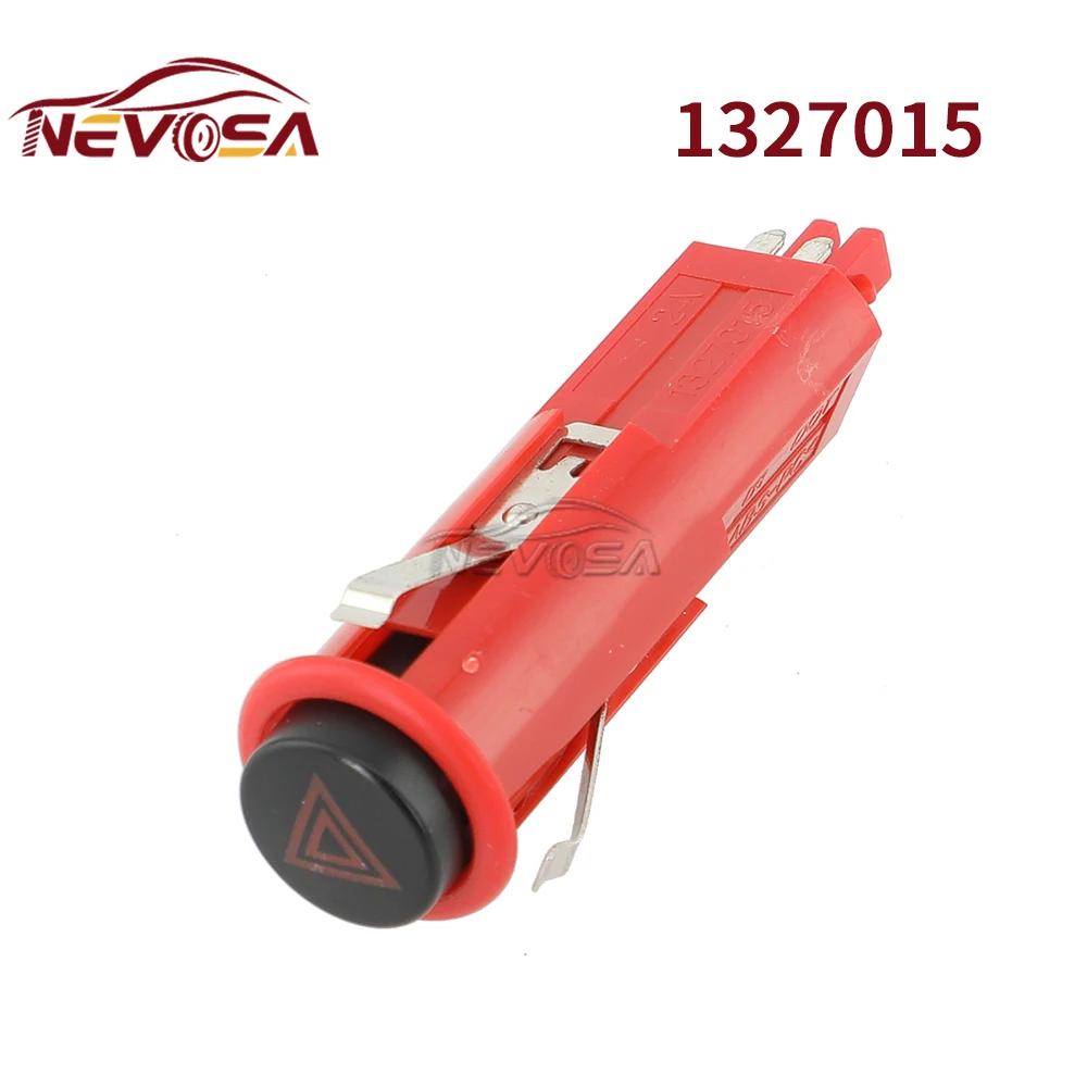 

NEVOSA Car Emergency Hazard Warning Indicator Light Switch 1327015 For Scania 4-Series Scania Bus 4-/F-/K-/N-Series 24V