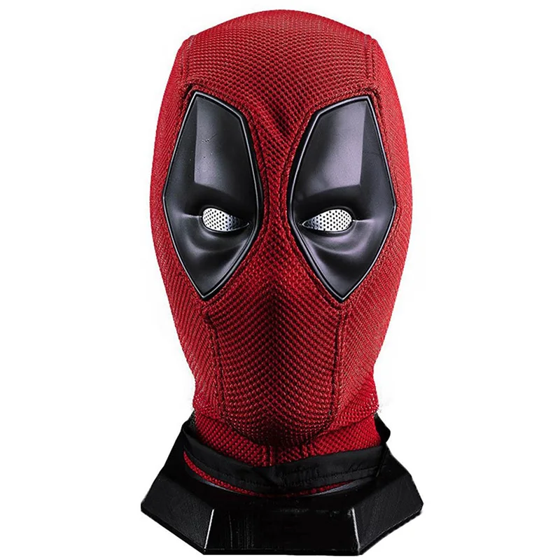 Máscara de cosplay de superhéroe Deadpool para adultos, máscara de látex suave para fiesta de Deadpool, accesorios para disfraces de Halloween,