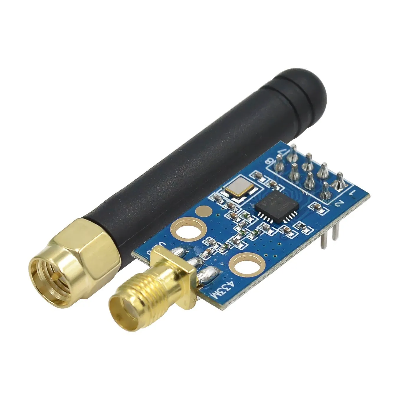 1PCS CC1101 Drótnélküli Modul vel SMA antenne Drótnélküli Adóvevőkészülék Modul számára arduino 315/433/868/915MHZ