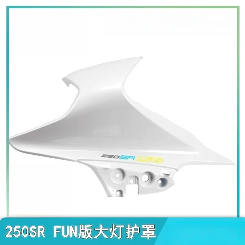 For CFMOTO 250SR FUN Version CF250-6 Front Headlight Left Right Guards Shell Cover Plastic Part Deflector