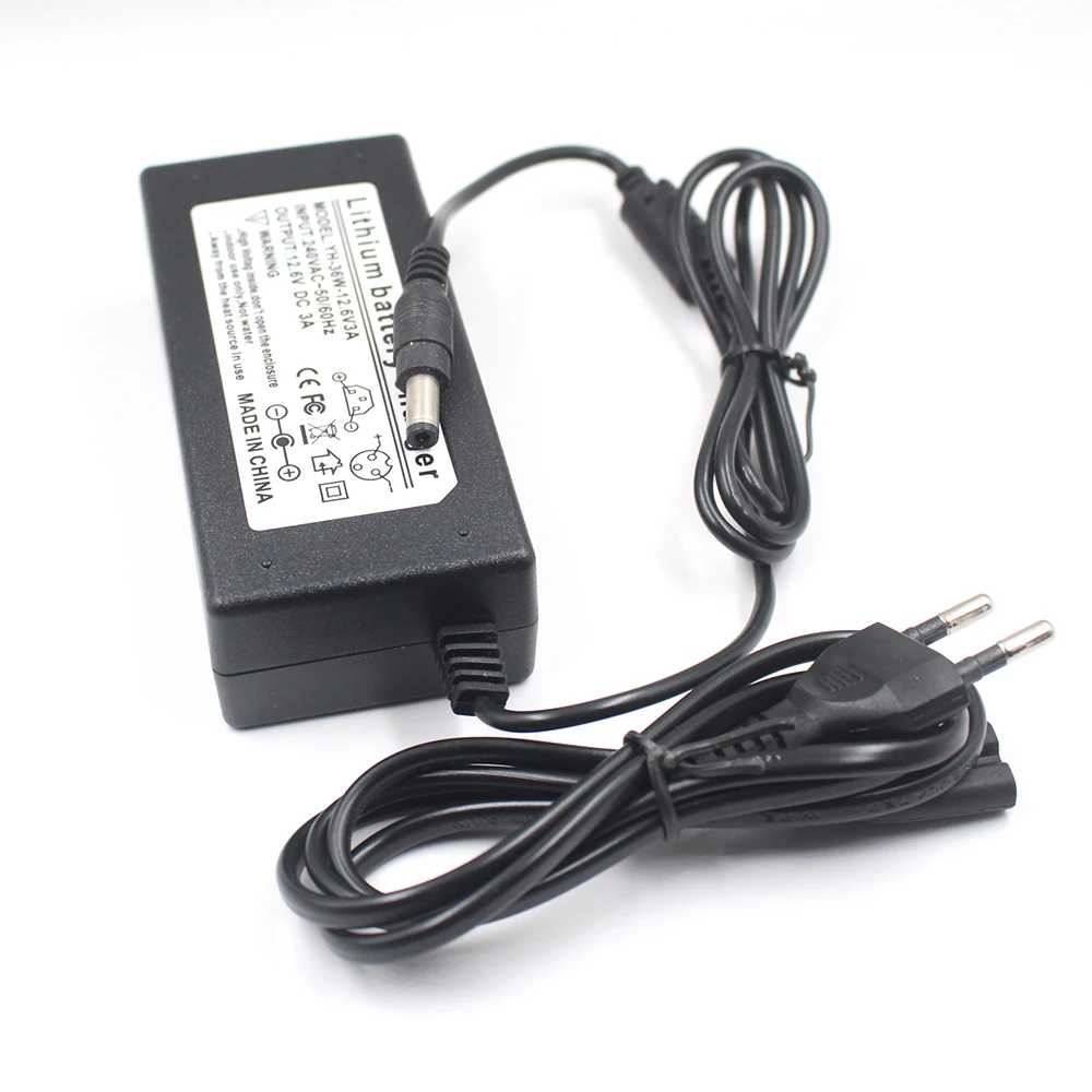 0utput 12.6V 2A 2.5A 3A 4A 5A 12V  Battery Charger for 3Series 12V Li-ion lithium polymer battery  pack dc 5.5*2.1mm