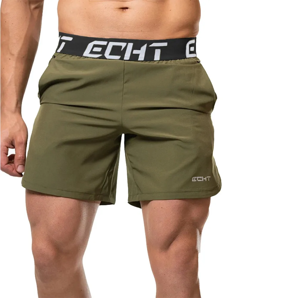 Pantalones cortos informales de verano para hombre, Bermudas de secado rápido para culturismo, gimnasio, Fitness, correr, entrenamiento, bañadores de playa