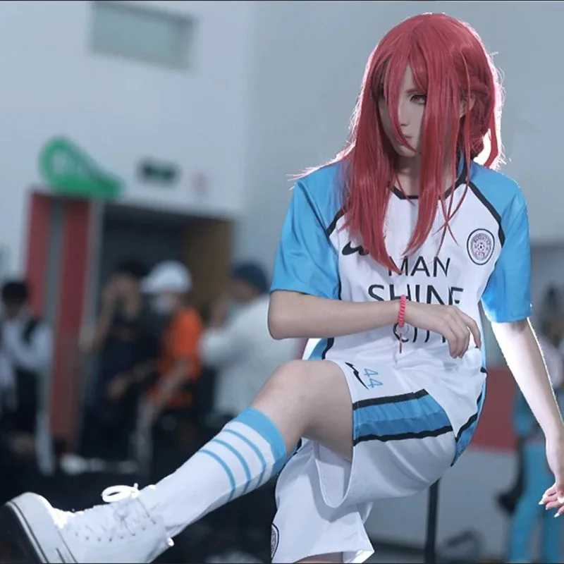 CyAnime الأزرق قفل تأثيري Kaiser Ness Isagi Reo Nagi Sae Shidou تأثيري حلي جيرسي ملابس رياضية البدلة كرة القدم زي كرة القدم