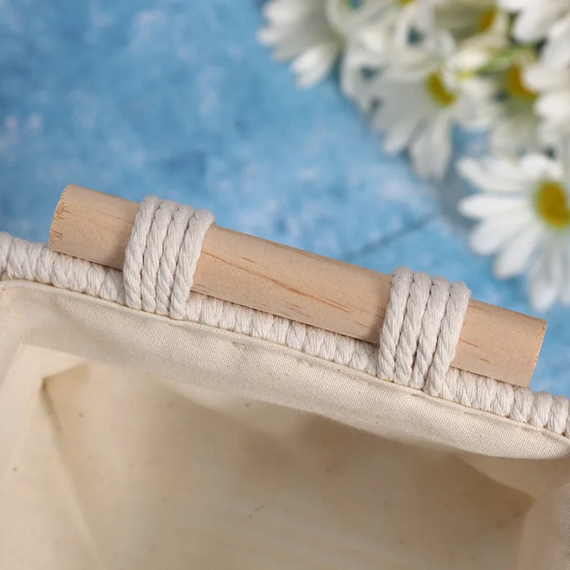 Cotton Rope Storage Bracelet Earring Necklece Box Basket European-Style Desktop Storage Box Hand-Woven Storage Basket