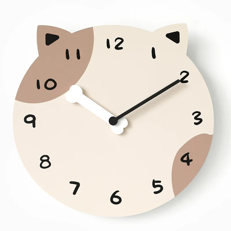 Lovely Animal Wall Clock Frog Cat Devil Rabbit Reindeer Modern Creative Decor Home Silent Cartoon Clock for Kid Children Bedroom