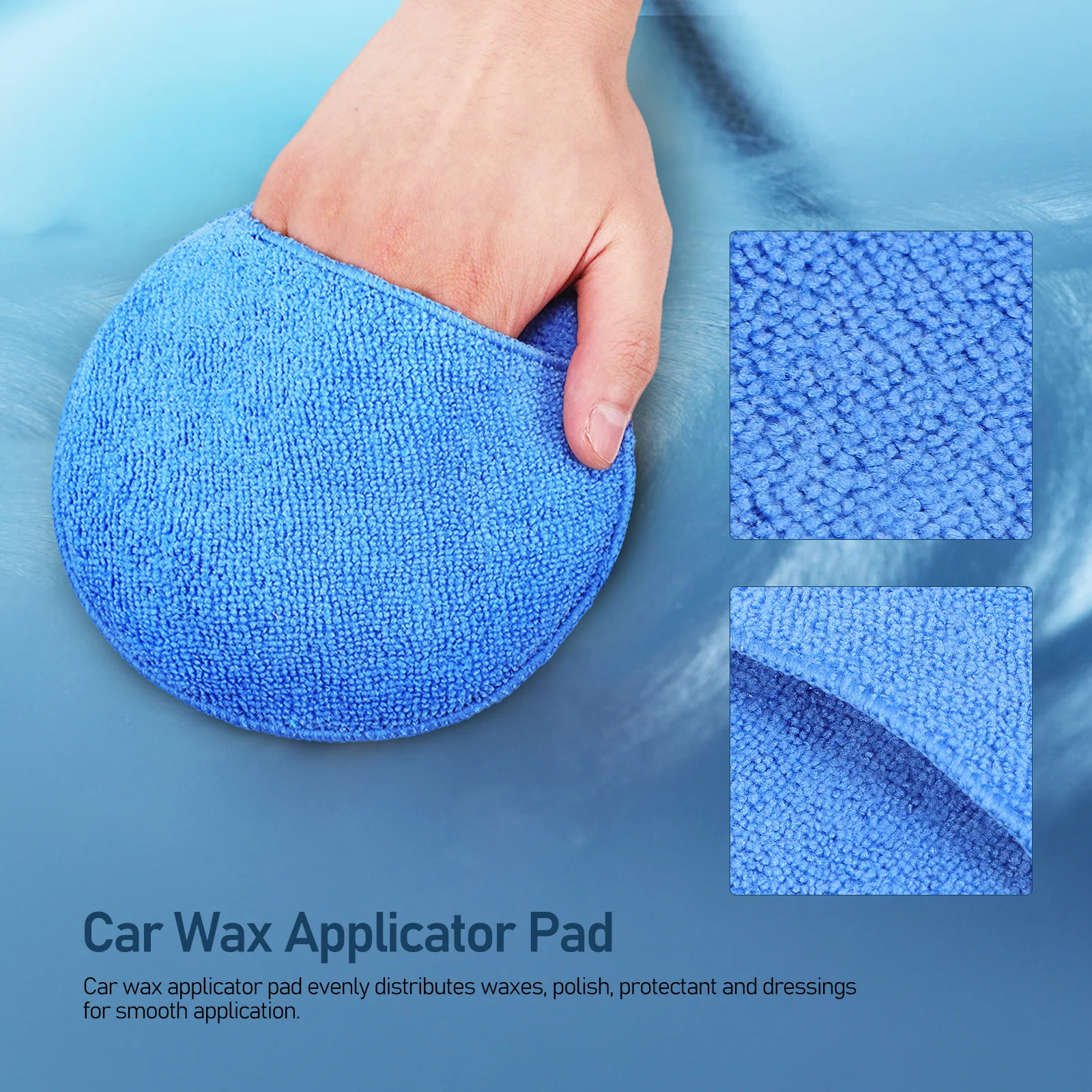 

4pcs Cleaning Sponge Set Chenille Wash Sponges Scratch-Free Car Washing Applicator Pad For Auto Vehicle Home Office