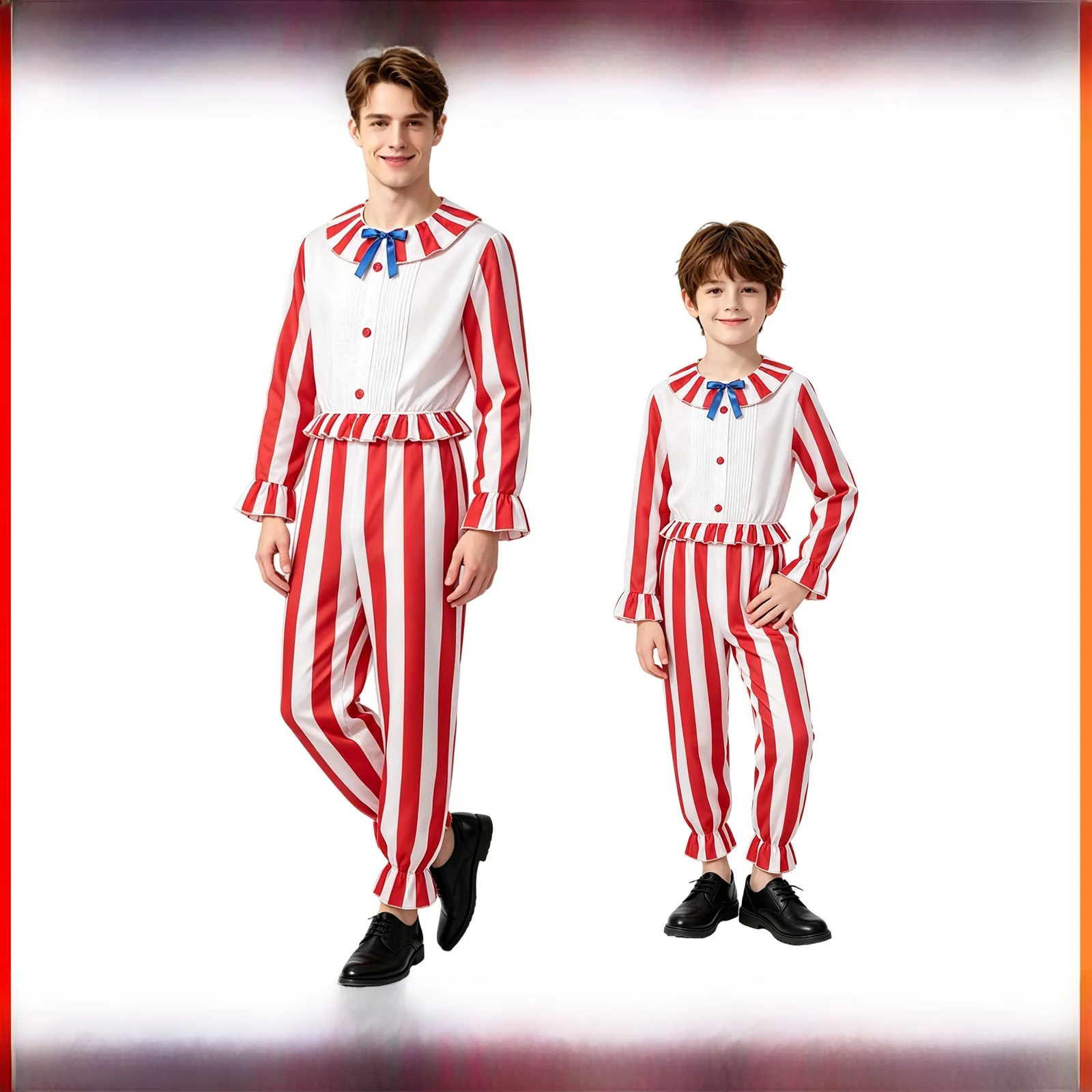 

Cross-Border Cornfield Clown Halloween Party Cosplay Stage Performance Costume Women's Ethnic Wear Stage Performance Outfit