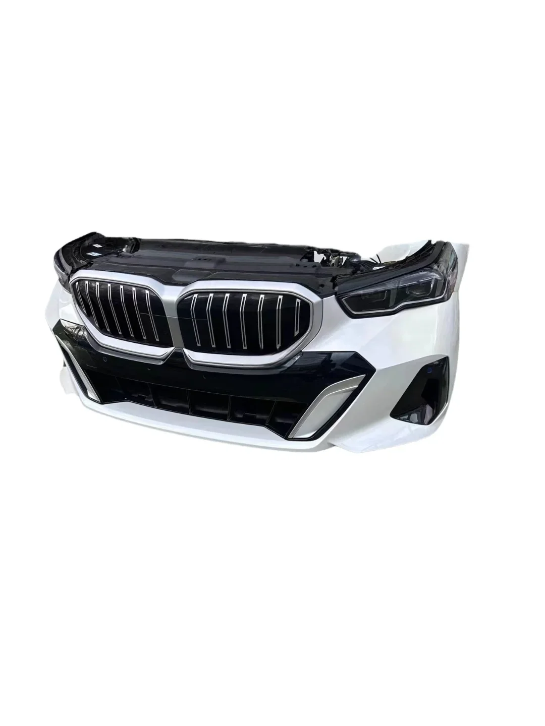 2024 for 5-Series Front Bumper Assembly with Radiator Fan Grill Headlight Full Car Lip Kit New Condition for G60 G68 Models