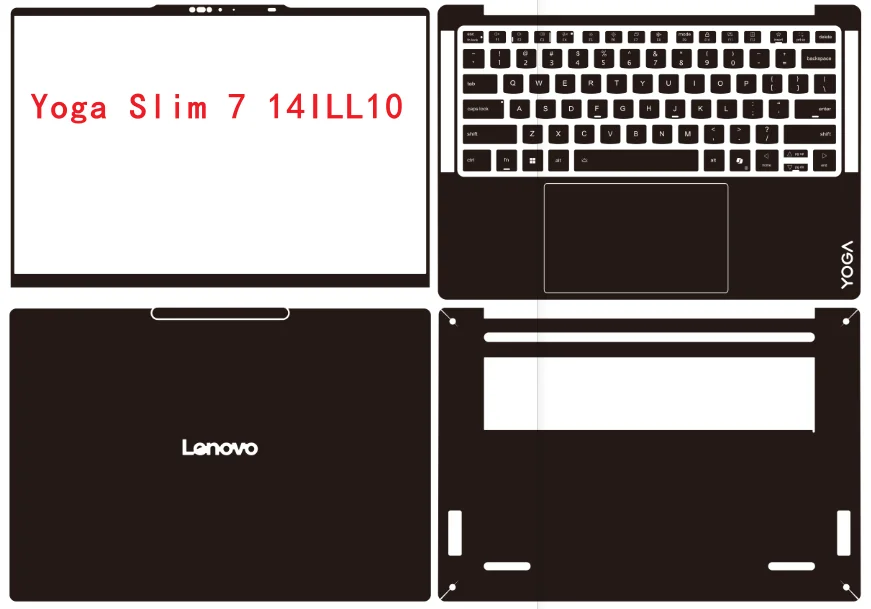 Pre-Cut Laptop Vinyl Decal Cover Sticker Skin Protector For Lenovo YOGA Pro 14 IAH10 2025 Yoga Pro 7i Aura  (14'', Gen 10)