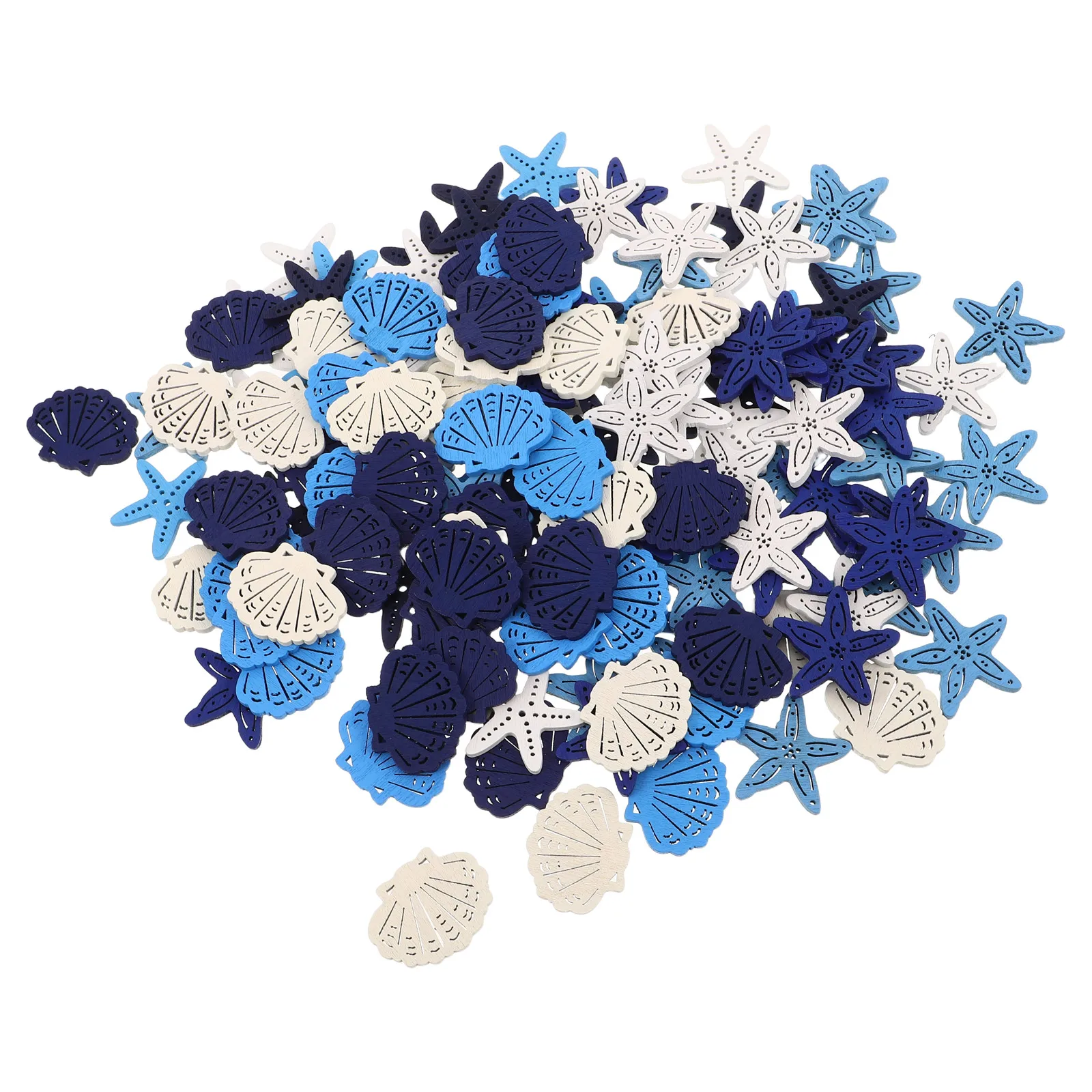 

150 Pcs Mediterranean Style Hanging Ornaments Seashell Seashells Decoration for Decorating Beach Wall Fake Conch