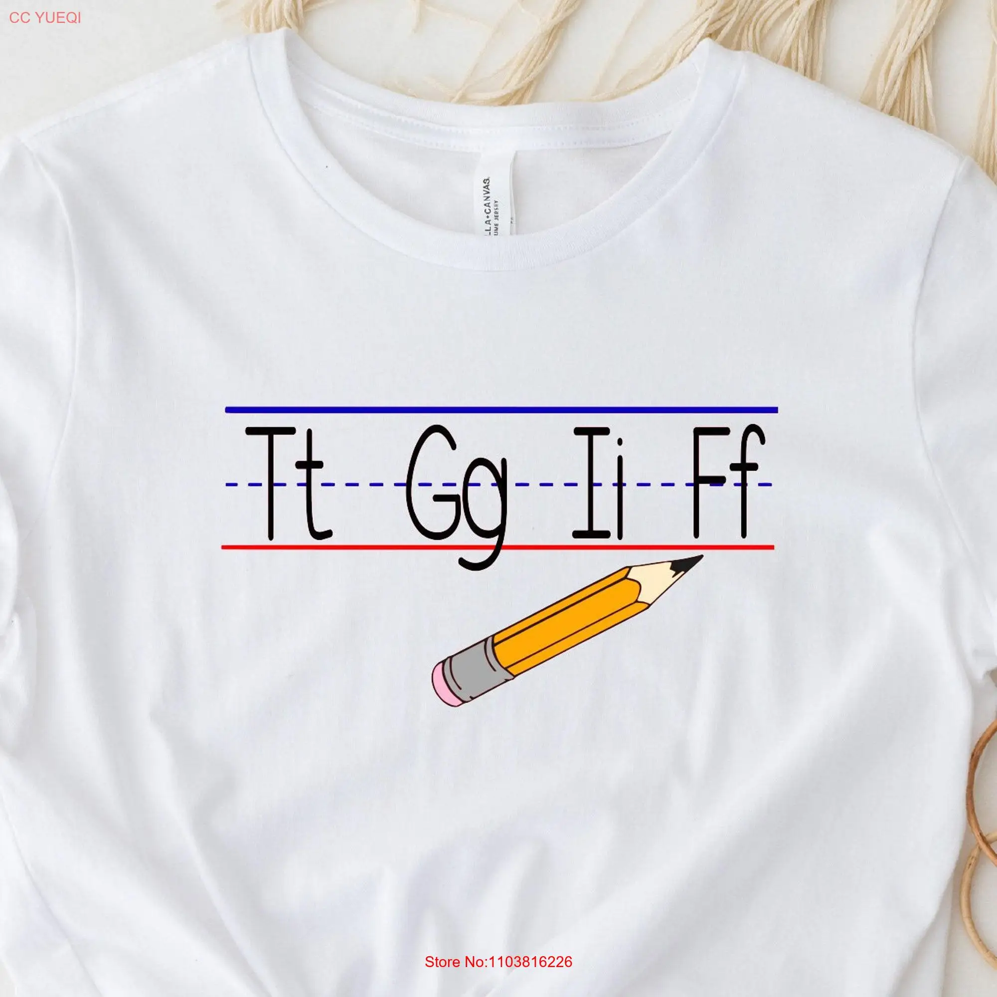 Футболка TGIF с буквами алфавита для учителей детского сада, подарок, длинные или Короткие рукава для школы