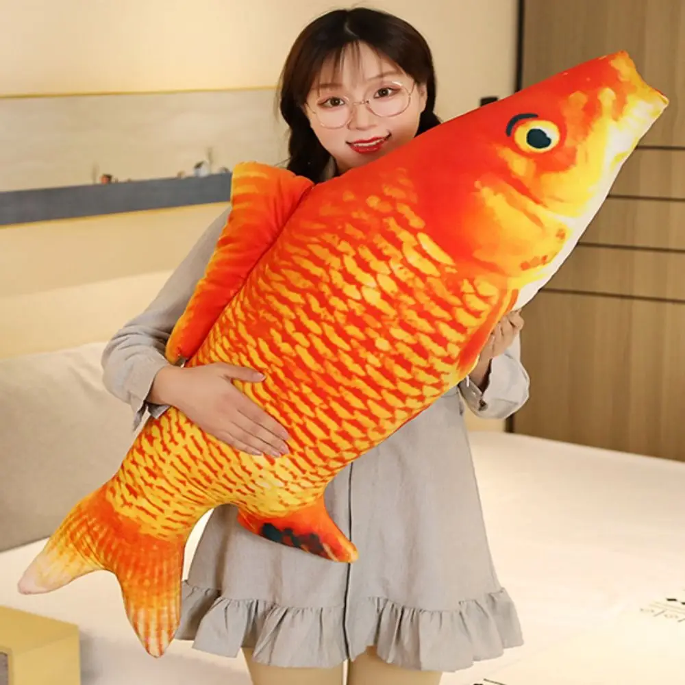 Peluche Simulazione Design Pesce Peluche 3D Gigante Materiale Morbido Giocattolo Cuscino Carpa Peluche Cuscino Decorazione Della Casa