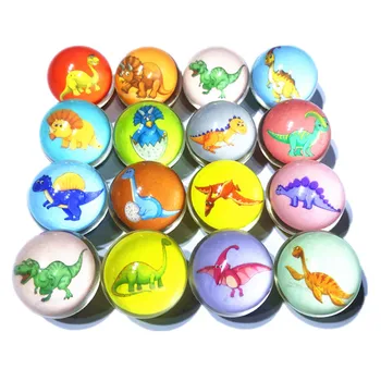 20pcs/30pcs/50pcs/80pcs/100pcs Funny toy 30MM Bouncing Dinosaur Pattern Ball Bouncy Ball Children&#x27;s Rubber Ball Bouncy Toy