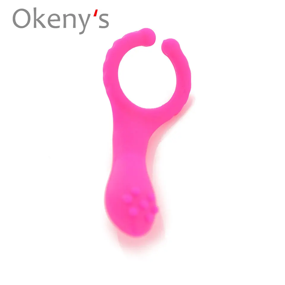 New Hot Sale 1 X Vibrating Clip New Silicone G Spot Stimulate Vibrators Dildo Nipple Clip Masturbate Vibrator Adults Sex Toys