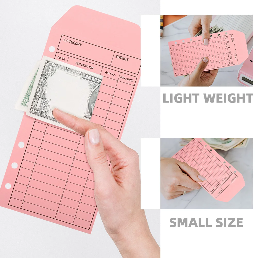 

Colorful Kraft Money Envelopes 24pcs for Cash Management Budget Sheets Binder Loose Leaf Expense Tracking Organizer Supplies