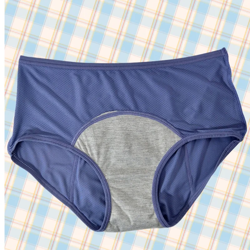 4 قطعة/المجموعة مانعة للتسرب المرأة الصحية الفسيولوجية منتصف الخصر سراويل الحيض فترة الملابس الداخلية الحرير الجليد الإناث ملخصات #6