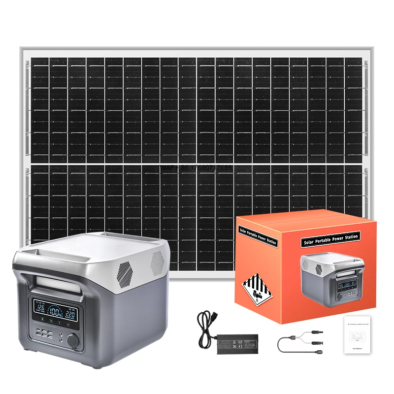 

Lowest price Solar generator 1500 watts 2000 watts 3000 watts Portable lithium power station