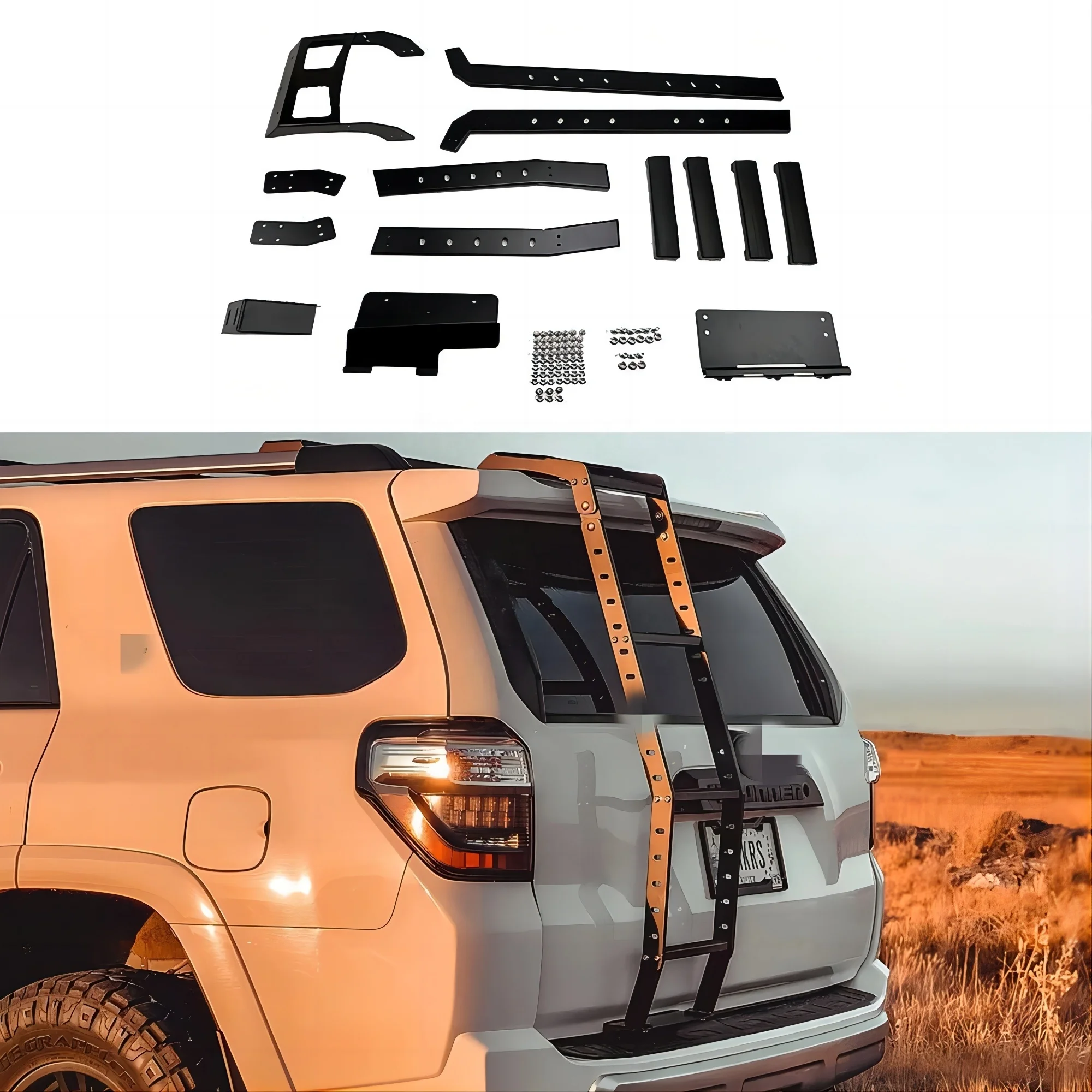 2010+ 4x4 Accessories Rear Ladder for Toyota 4Runner