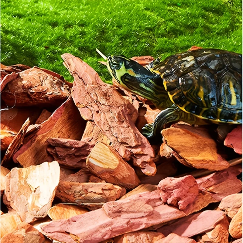 Climbing Pet Pine Bark Mat For Moisturizing And Deodorizing, Suitable For Reptiles Such As Land Turtles, Lizards, Snakes, Forest