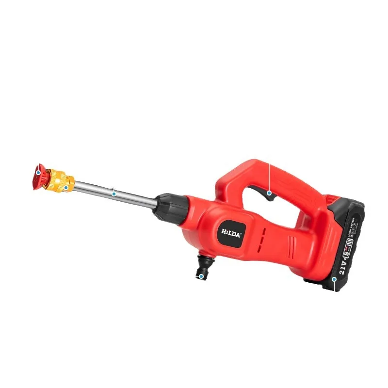 High Pressure Cleaner Lithium Battery Small Handheld  Garden Watering Cleaning Power Tool Rechargeable