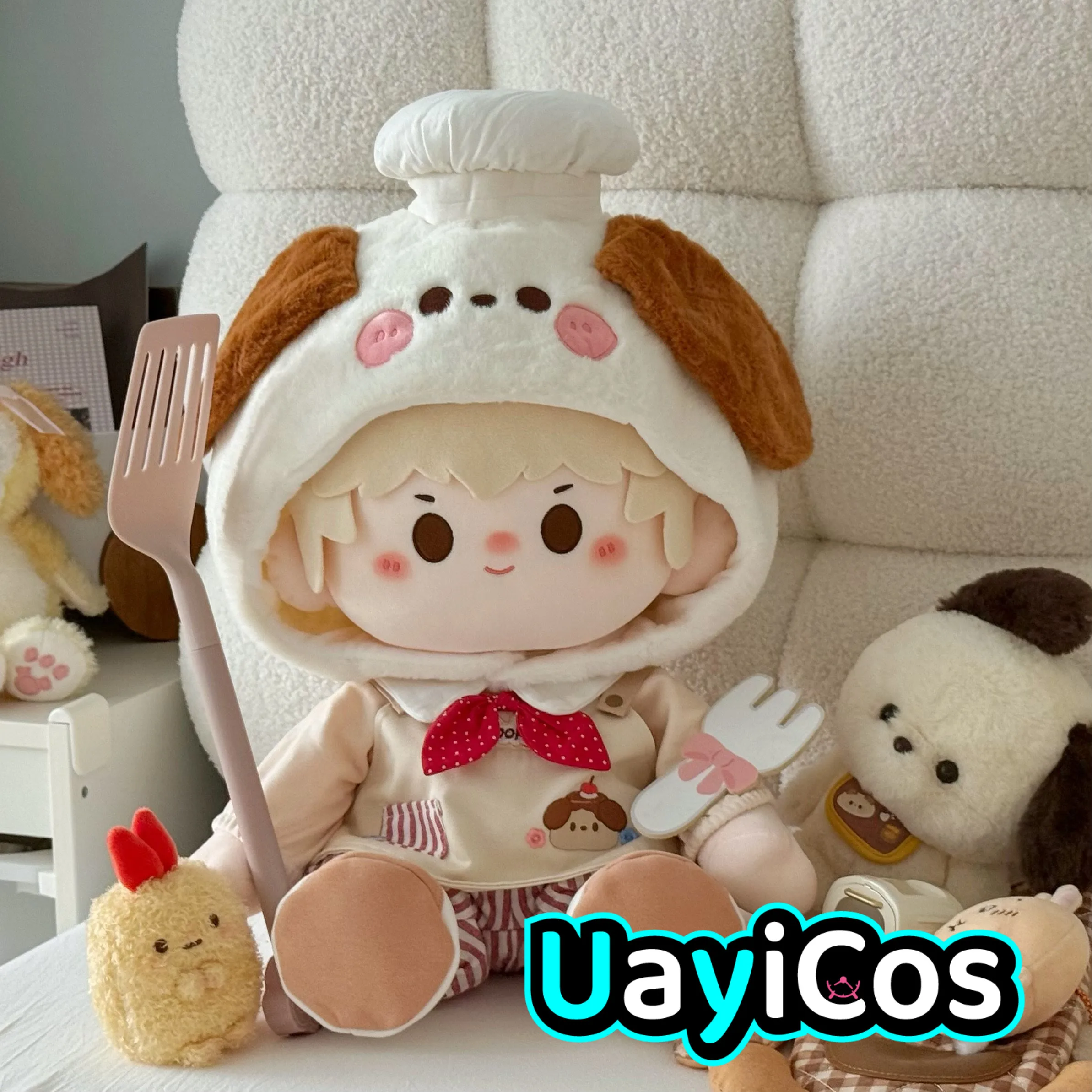 Disponibile Abbigliamento per Bambole da 40cm, Completo Cartoon con Tema Pasticceria, Pinguino, Orso, Lupo, per Peluche e Giocattoli Anime, Regalo per Bambini