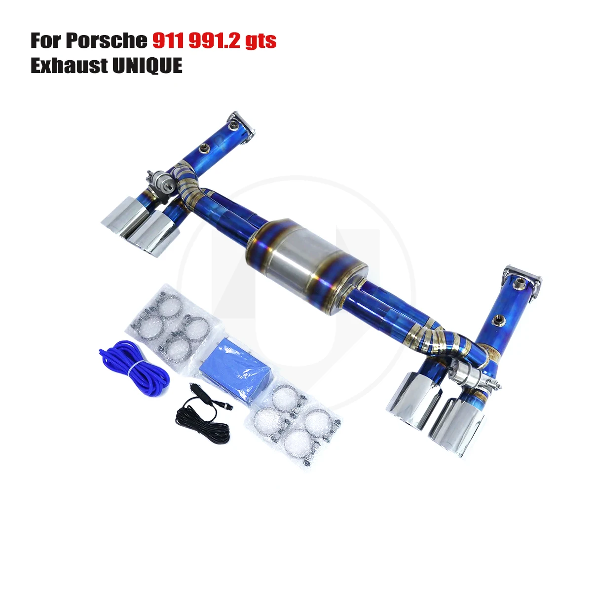 

UNIQUE suitable 2016-2018 Porsche 911 991.2 3.0T Full Titanium Valve Exhaust High Performance Exhaust Pipe for Exhaust System