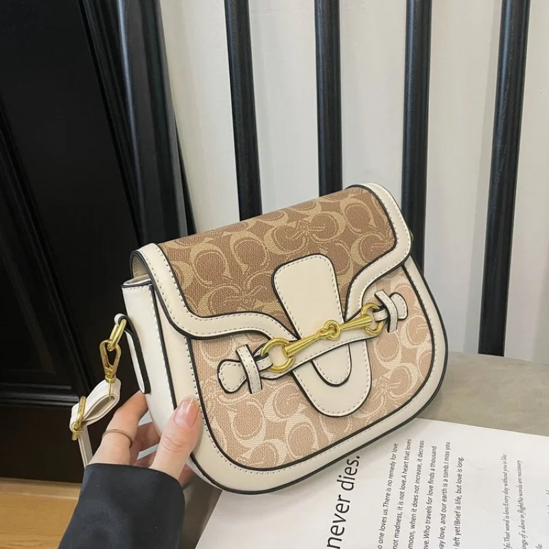 

Luxury Women's Crossbody Bag Famous Designer Leather Shoulder Handbag Ladies Stylish Tote Messenger Office Bag