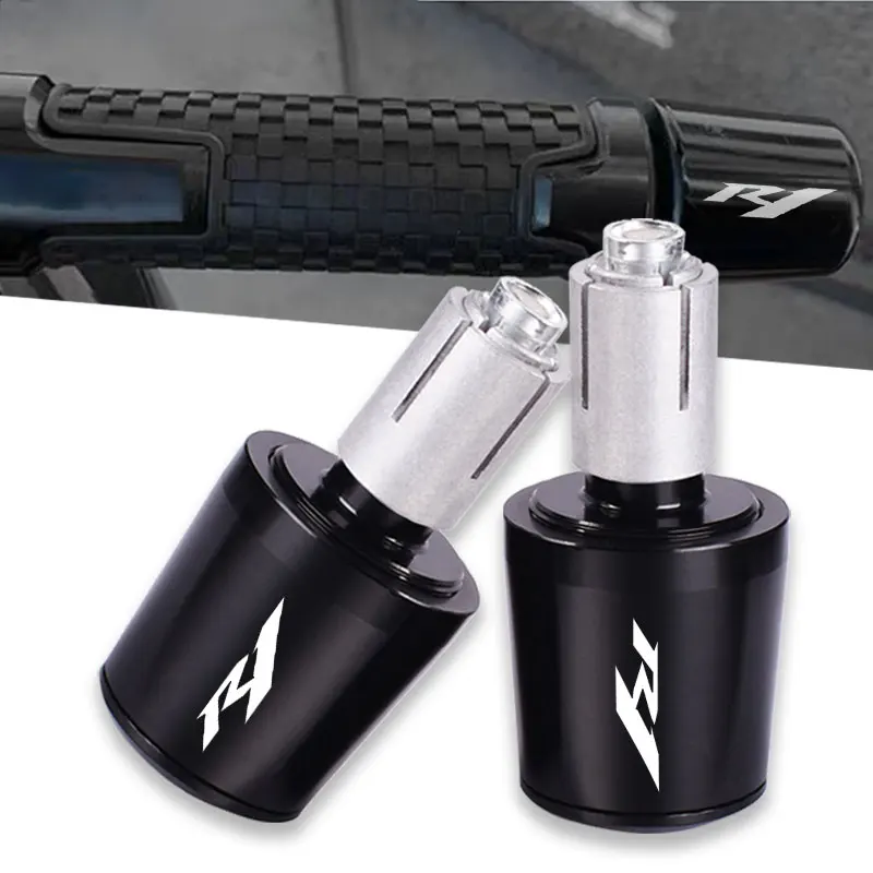 

For Yamaha YZFR1 YZF R1/R1M/R1S 2014 2015 2016 2017 2018 2019 2020 2021 Motorcycle CNC Handlebar Grips Cap End handle Plugs cap