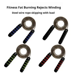 Adjustable steel rope, fast speed, jump, foam wrist, fitness, house, gym, exercise 8 Main Sales Gym equipment for home - №7