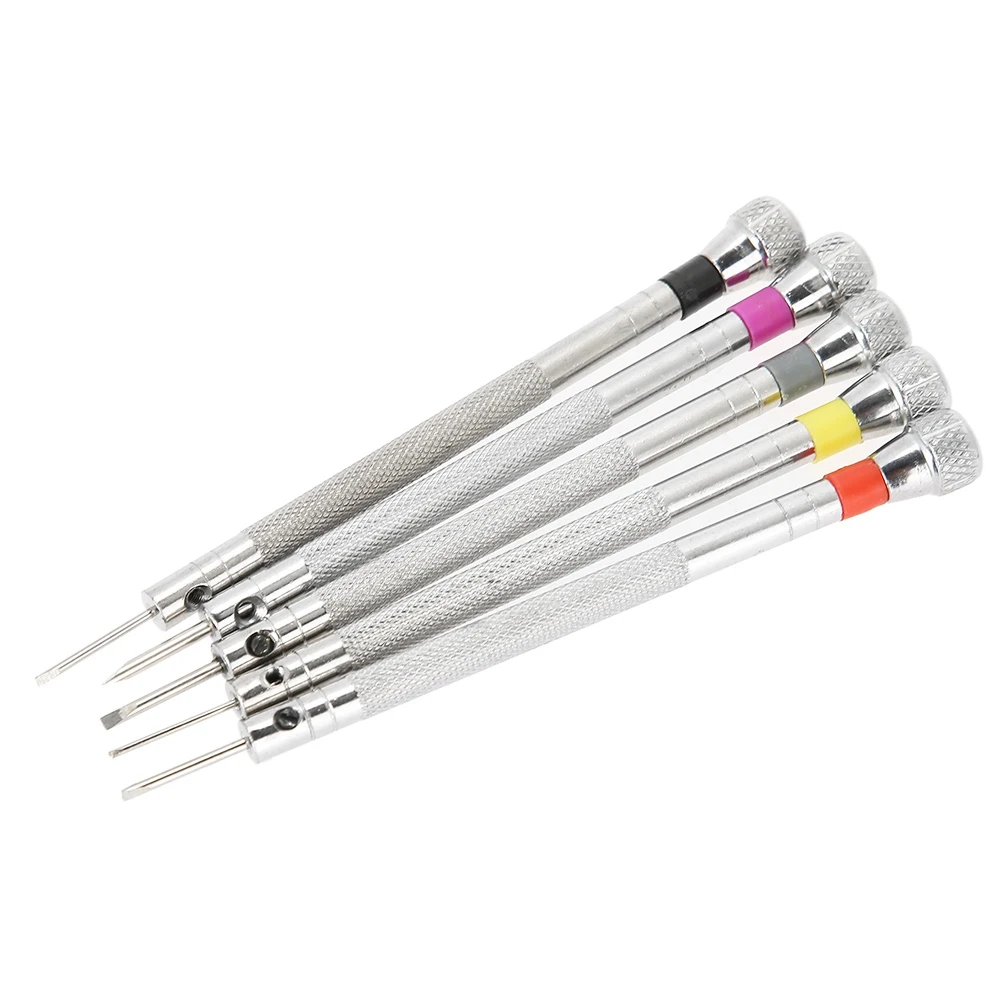 Precision Slotted Screwdrivers Jewelry Watch Glasses Repair Tool Kit Jewelry Slotted Screwdriver Set