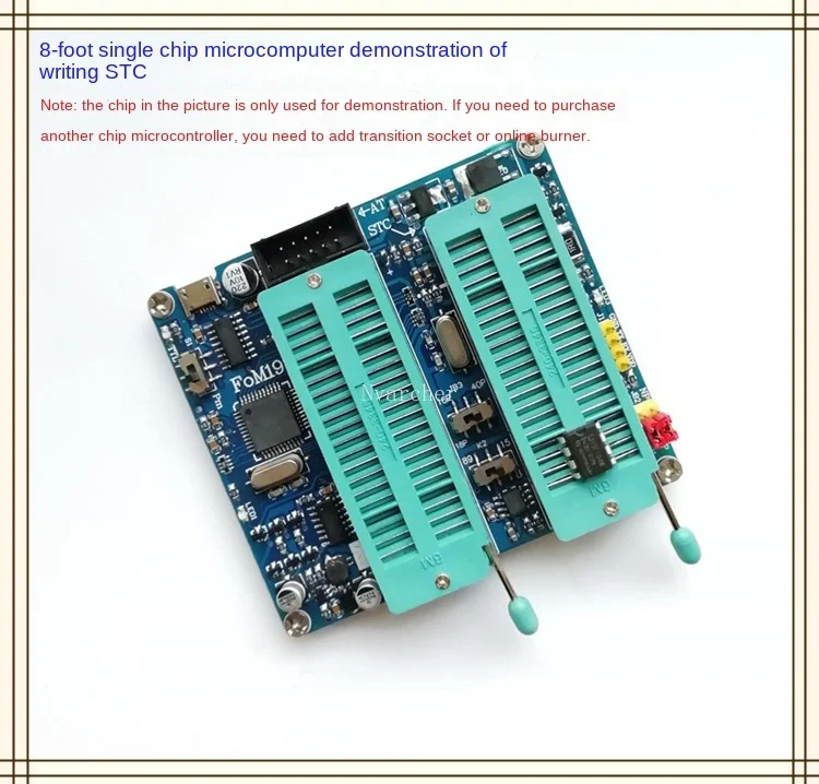 51 microcontroller programmer STC writer AT89C52/C20/24/93   chip downloader