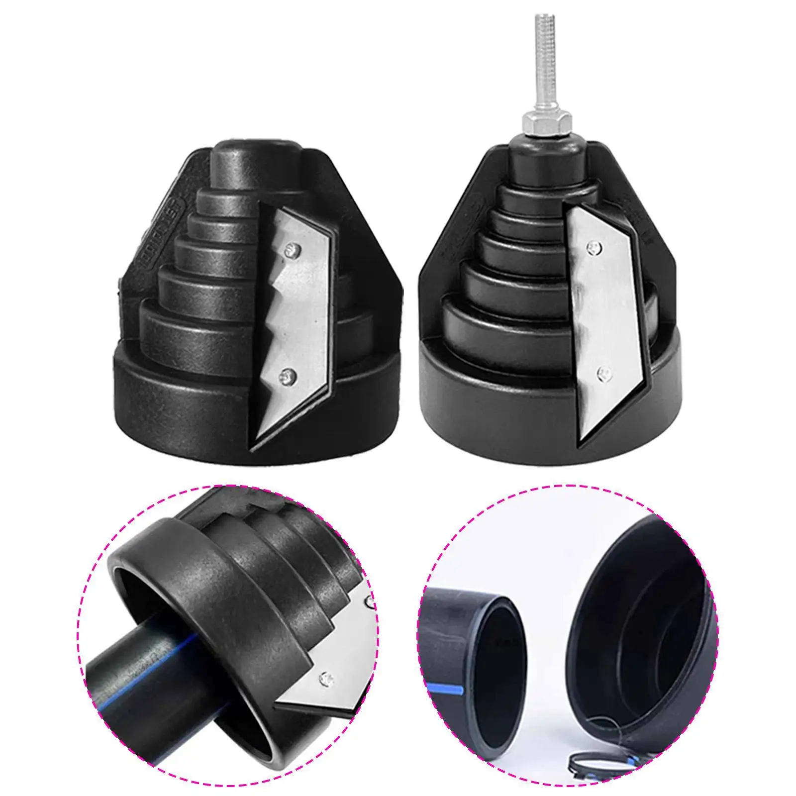 Pipe Deburring Tool Remove Burr External Chamfer Tool for 20-63mm Ppr Pipe