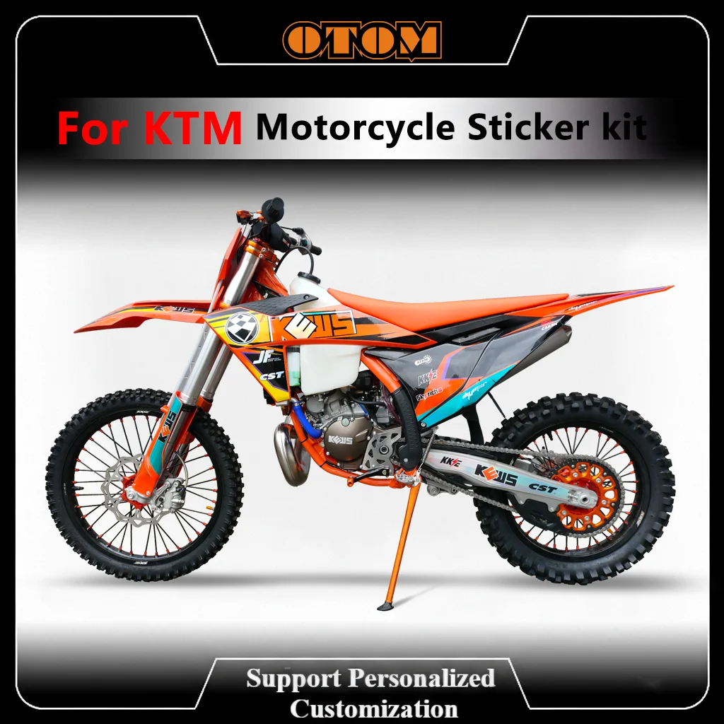 

OTOM Motorcycle Background Graphics Full Decals for KTM SX SXF EXC XCW 250 300 350 KEWS K23 Glossy Sticker Kit