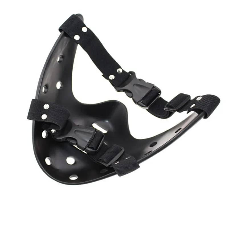 Máscaras de Hannibal Horror Hannibal Lecter el silencio de los corderos mascarada máscara de Halloween aterrador Ogre Cosplay máscara de resina