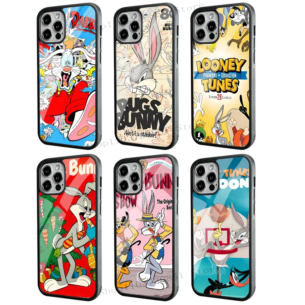 Cartoon R-Roger Rabbit Phone Case Mobile Phone Cases For IPhone 15 14 13 Pro Max 11 12 Mini Alex Mirror TPU Shell