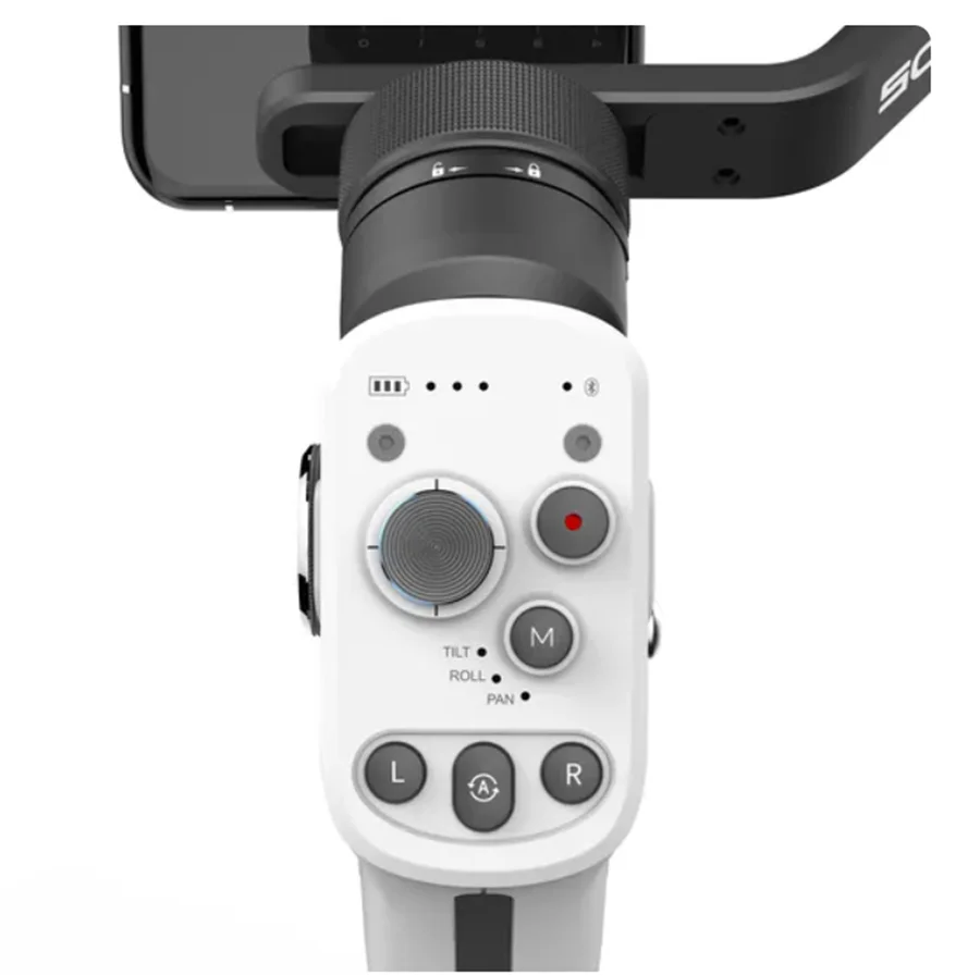 FeiyuTech SCORP MINI-P 3- Handheld Grip Gimbal Stabilizer 360 Panning Built-in Selfie Stick for Action Mobile Phone Drone
