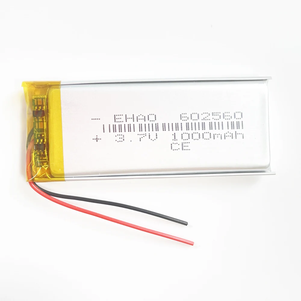 3.7V 1000mAh litowo-polimerowa LiPo akumulator 602560 do masażera do głośnik Bluetooth do telefonu mobilnego z padem DVD Mp3