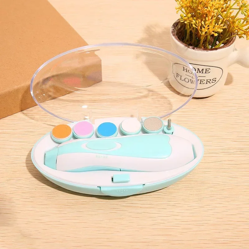 Recortador de uñas eléctrico para bebé con 6 cabezales de molienda - imagen 5