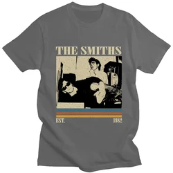 Vintage Style Band The Smiths T Shirt Meat Is Murder Punk Hip Hop T-shirts Men Women Cotton Oversized Summer Streetwear Gifts