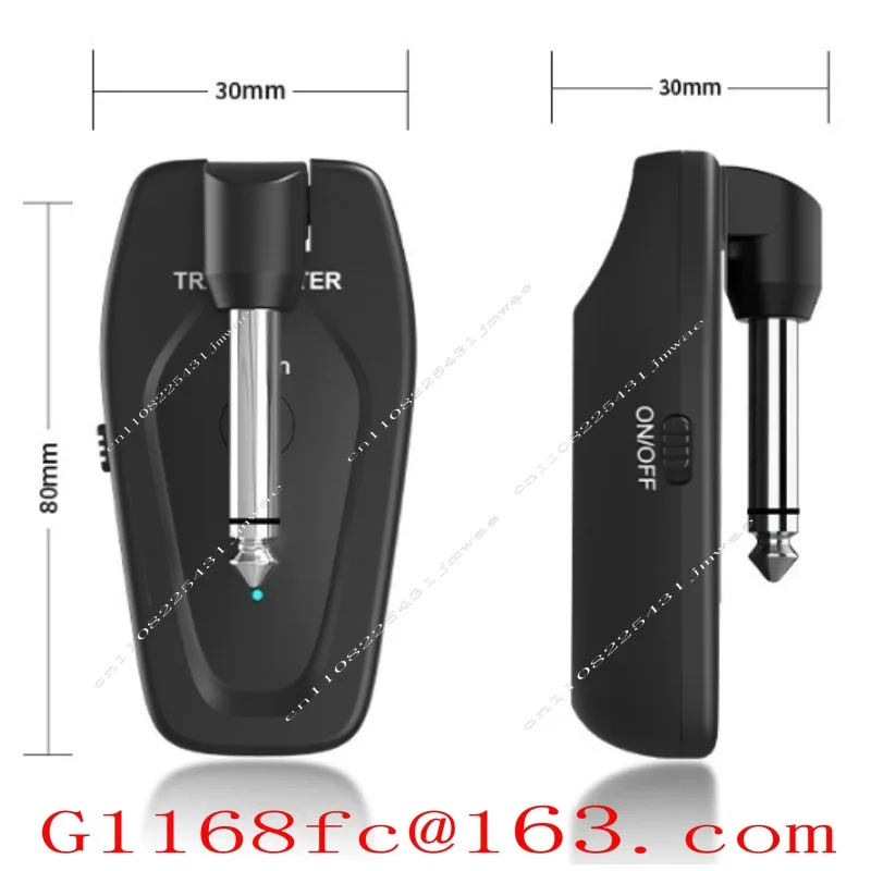 UHF Wireless Audio Transceiver Receives Electric Guitar Piano Pipes Drums Instrument Accessories