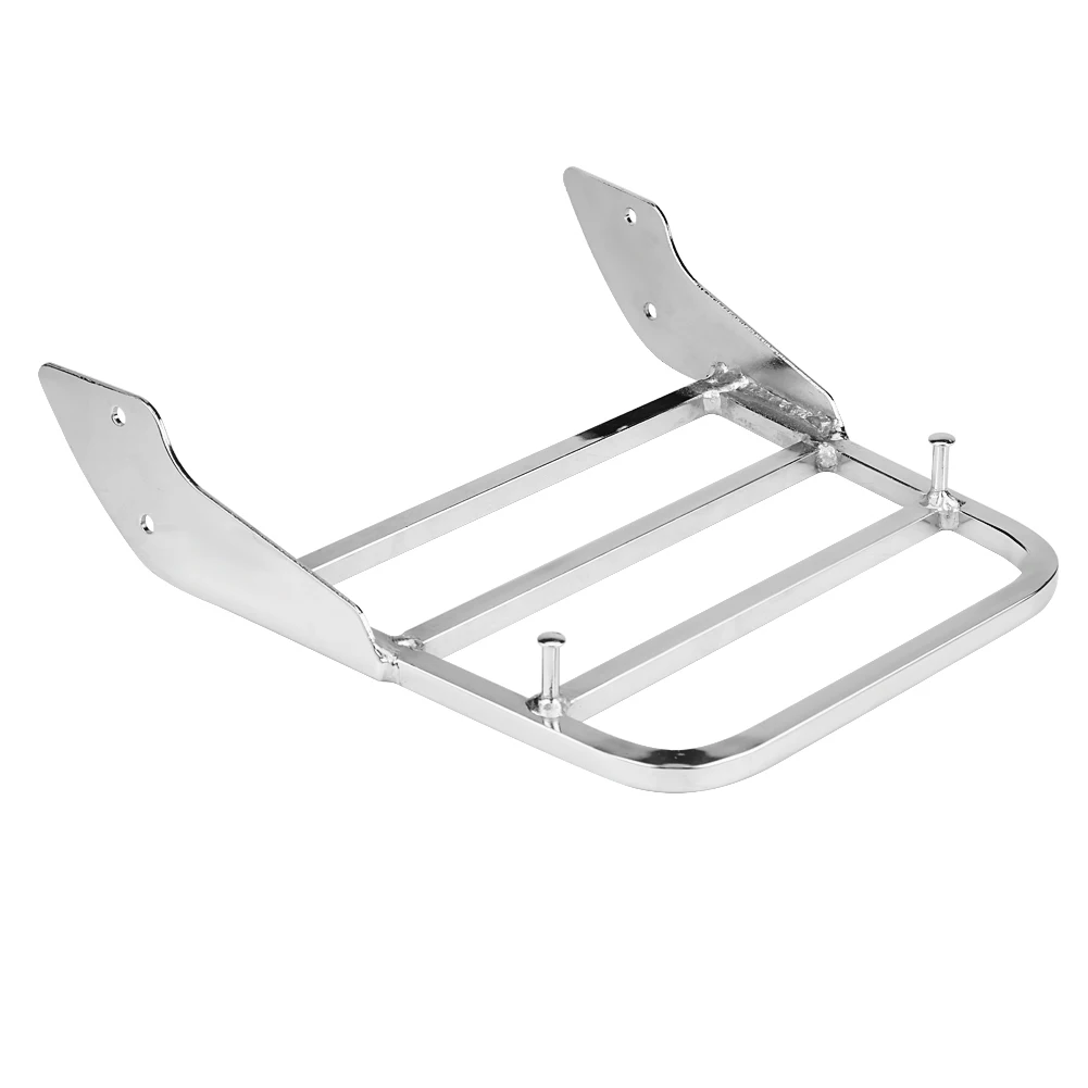 Motorcycle Rear Sissy Bar Luggage Rack for Honda Shadow VT750 C2 1997-2003 Chrome Silver