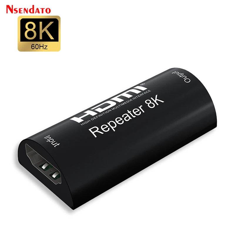 8k HDMI Repeater 30M 8K 60Hz 4K 120hz HDMI Extender 30M HDMI 2.1 Signal Repeater Amplifier Booster Adapter Converter for PS5 PC