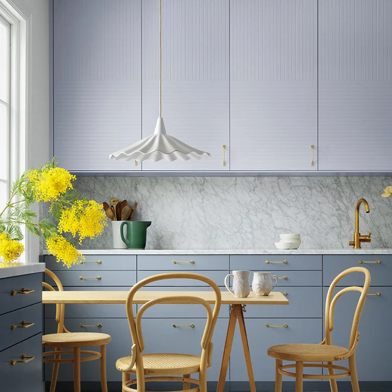 Ceramic LED Pendant Light Fixtures Vintage Copper Suspension Ceiling Hanging Lamp Bedroom Dinning Living Room