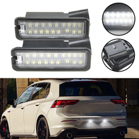 Number Plate Lamp LED License Plate Light 2X Super Bright Error  Car AccessoriesFor New Beetle 9C 2002-2010