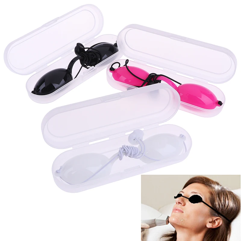 Adjustable Full shading Safety Eyepatch Glasses Laser Light Protection Goggles for Tattoo Photon Beauty Clinic Patient