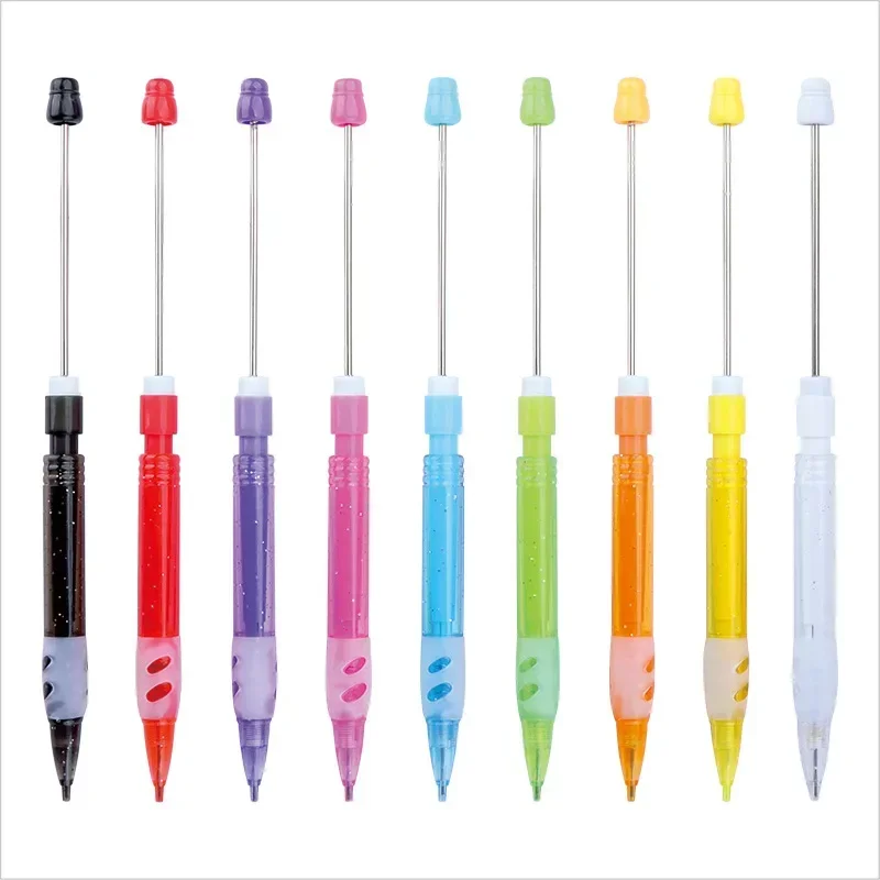 Charming DIY Beaded Pencil- Sharpening Design for Students School Study Charming Beadable Writing Tool Stationery Essentials