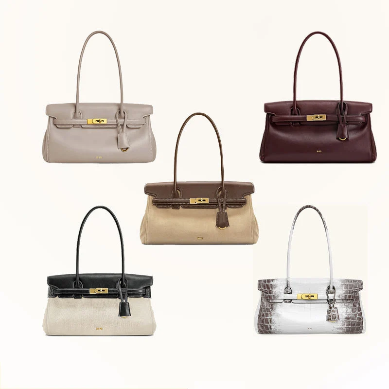 

Новая женская сумка JW из натуральной кожи с нишевым дизайном сумок на одно плечо и подмышки.