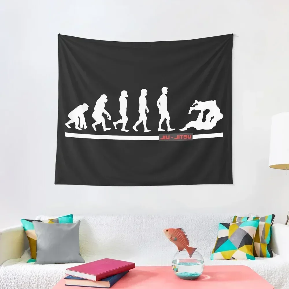 Jiu Jitsu Evolution Tapestry Home Decor Accessories Room Decorating Aesthetic Tapestry